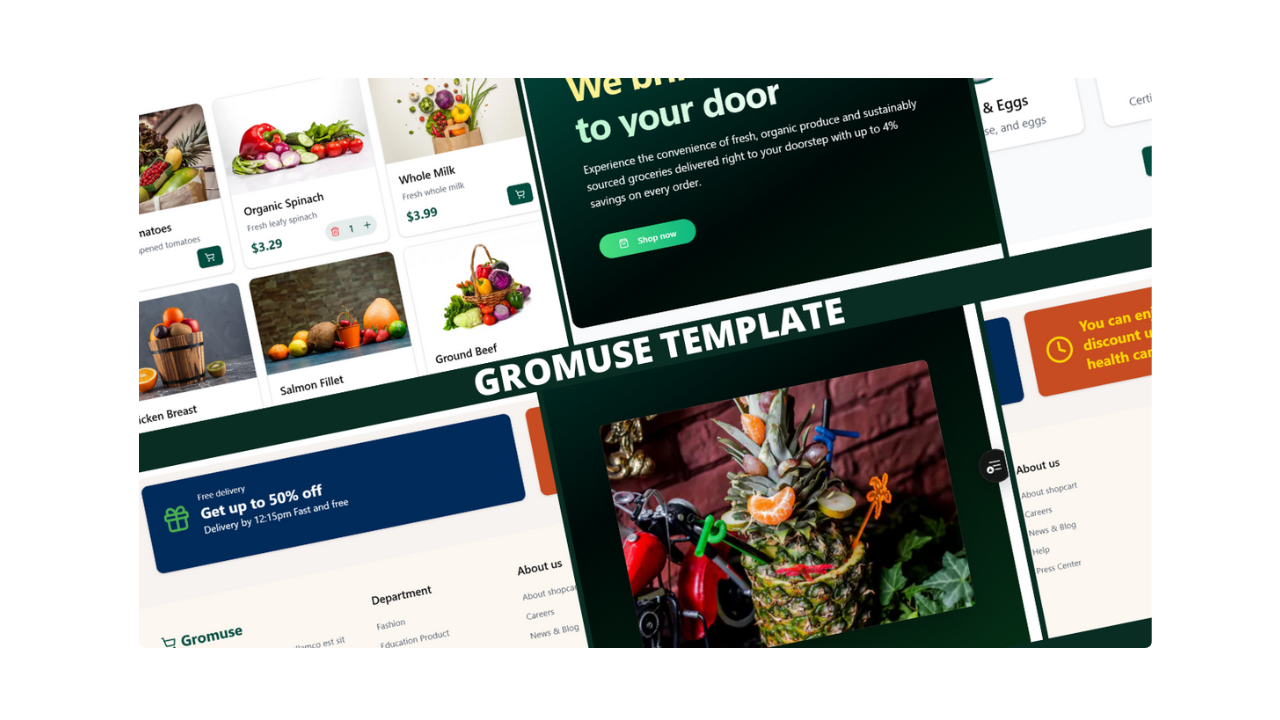 Gromuse Template preview 3