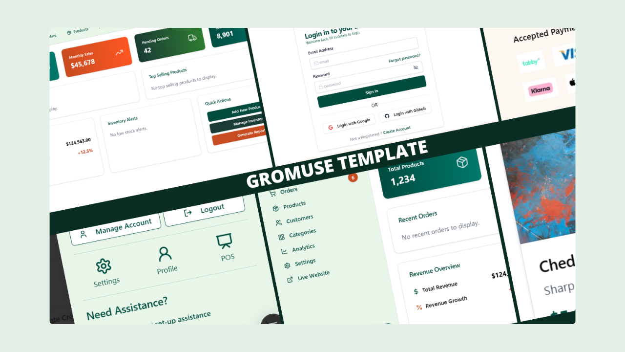 Gromuse Template preview 1